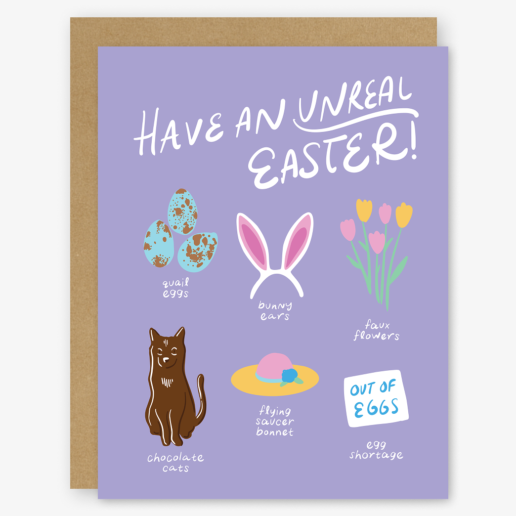Have an Unreal Easter Holiday Card