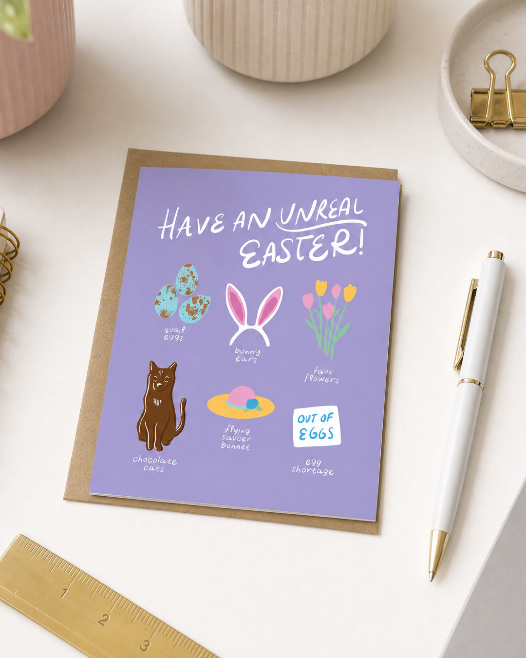 Have an Unreal Easter Holiday Card
