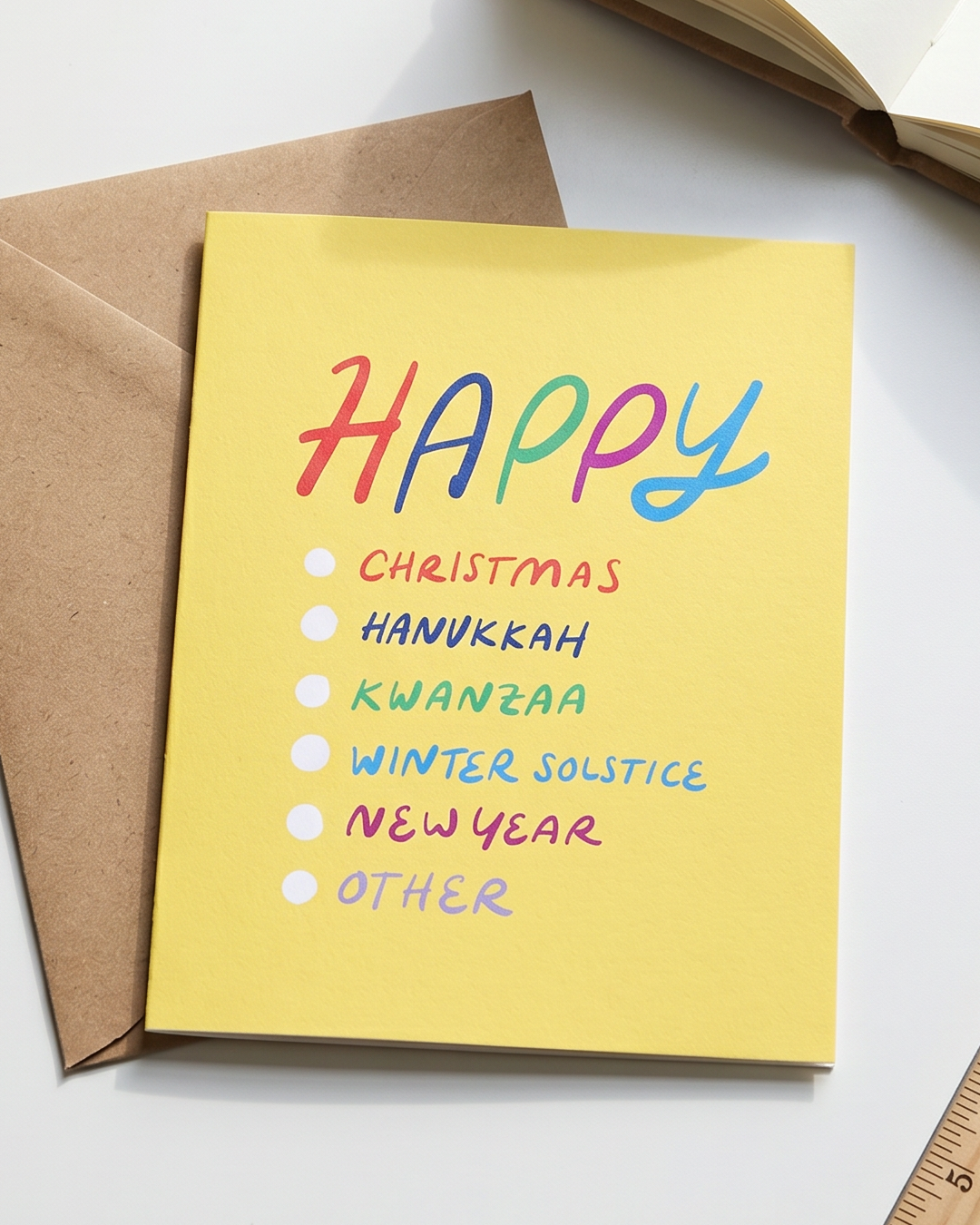 Check All That Apply Holiday Card