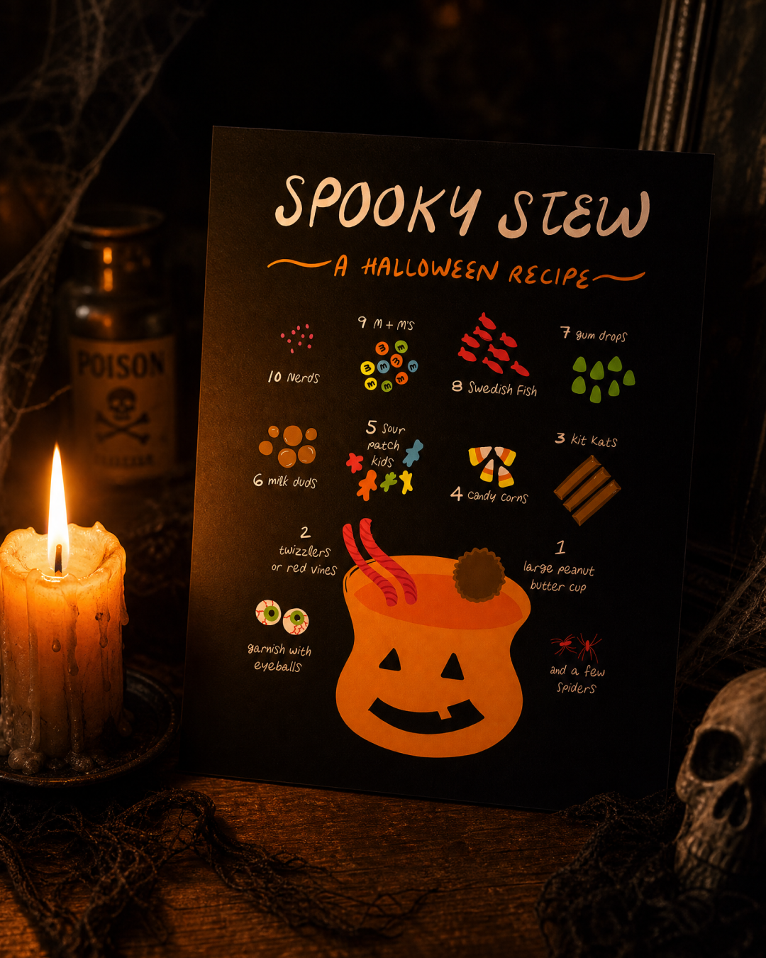 Halloween Spooky Stew Greeting Card