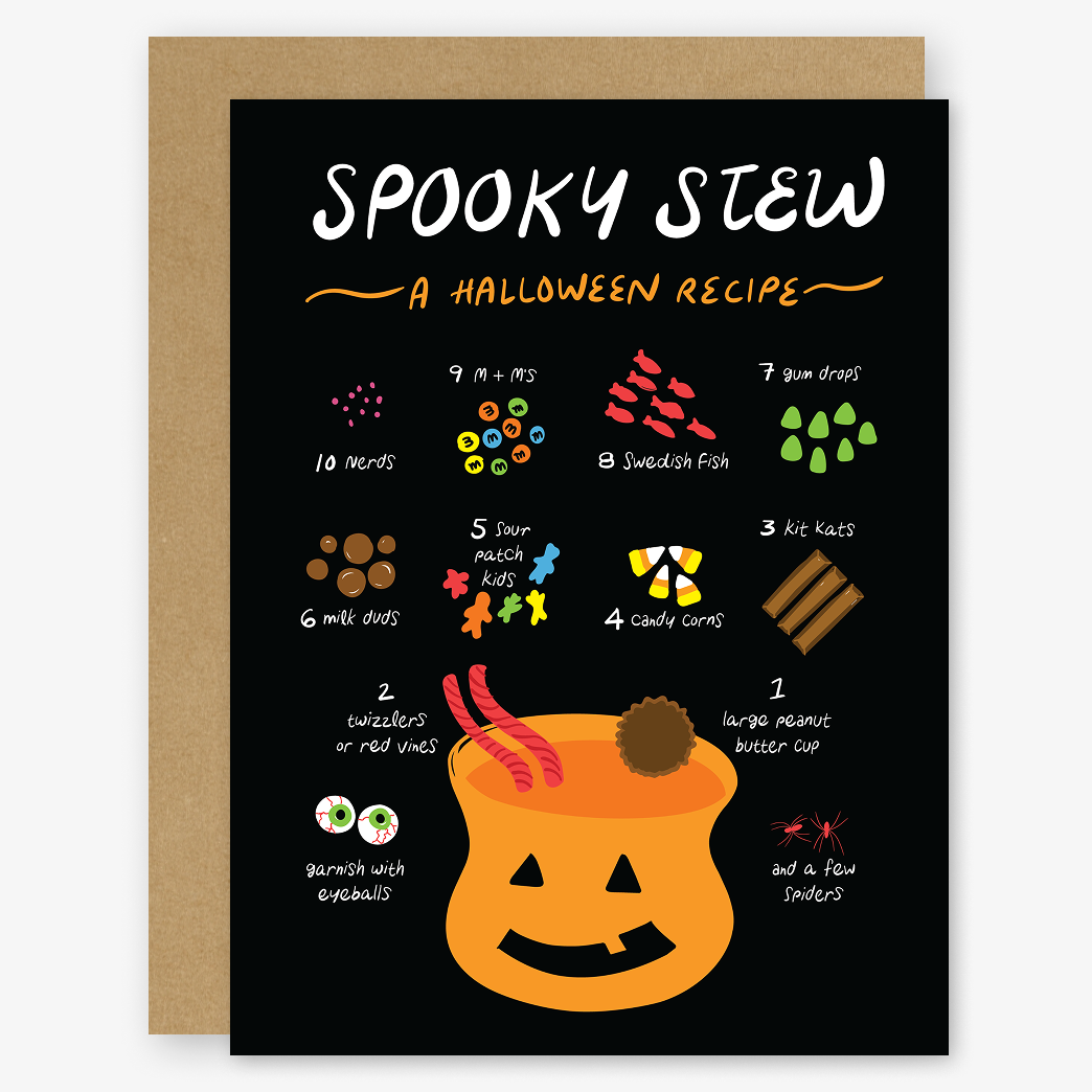 Halloween Spooky Stew Greeting Card