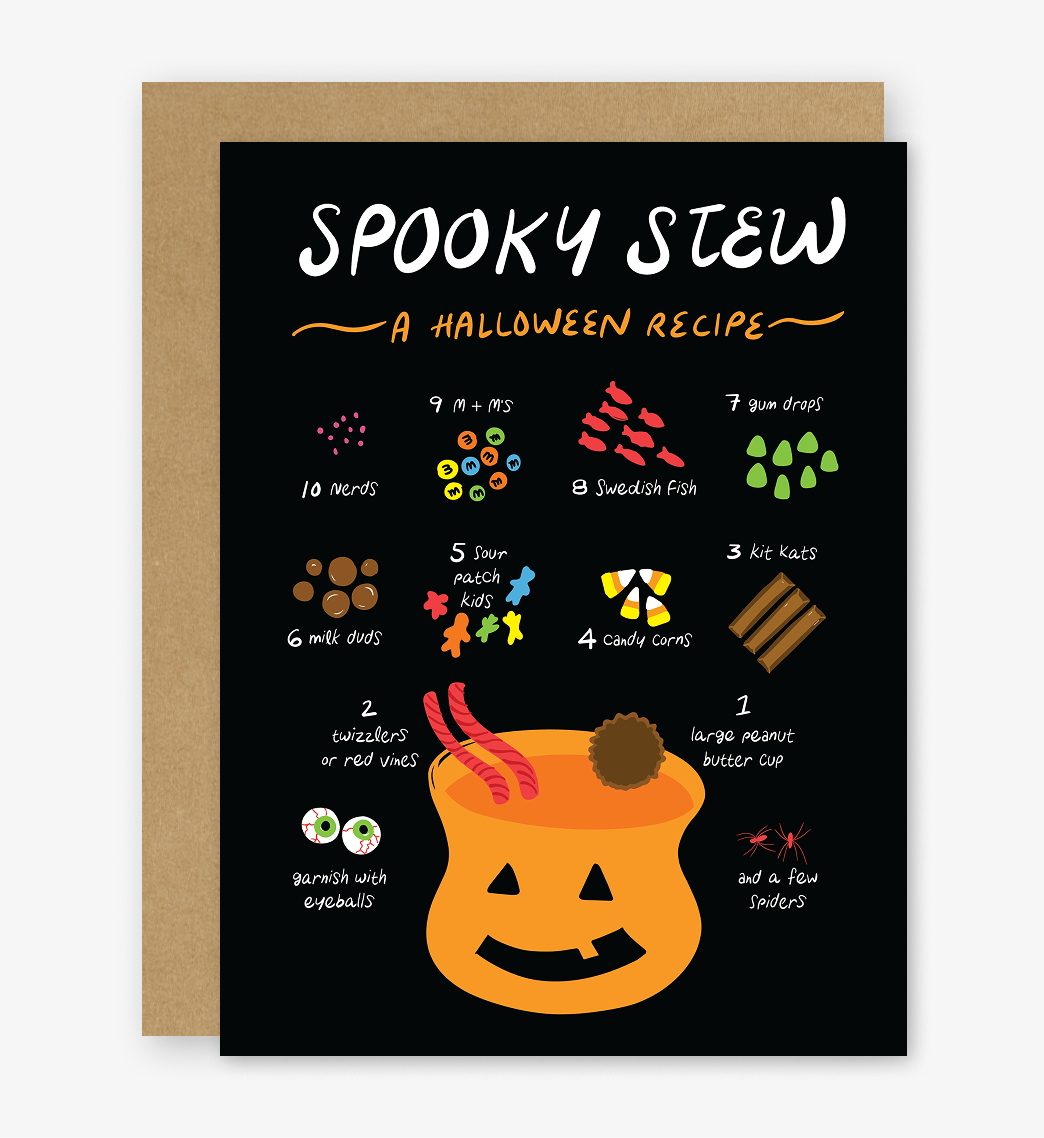 Halloween Spooky Stew Greeting Card