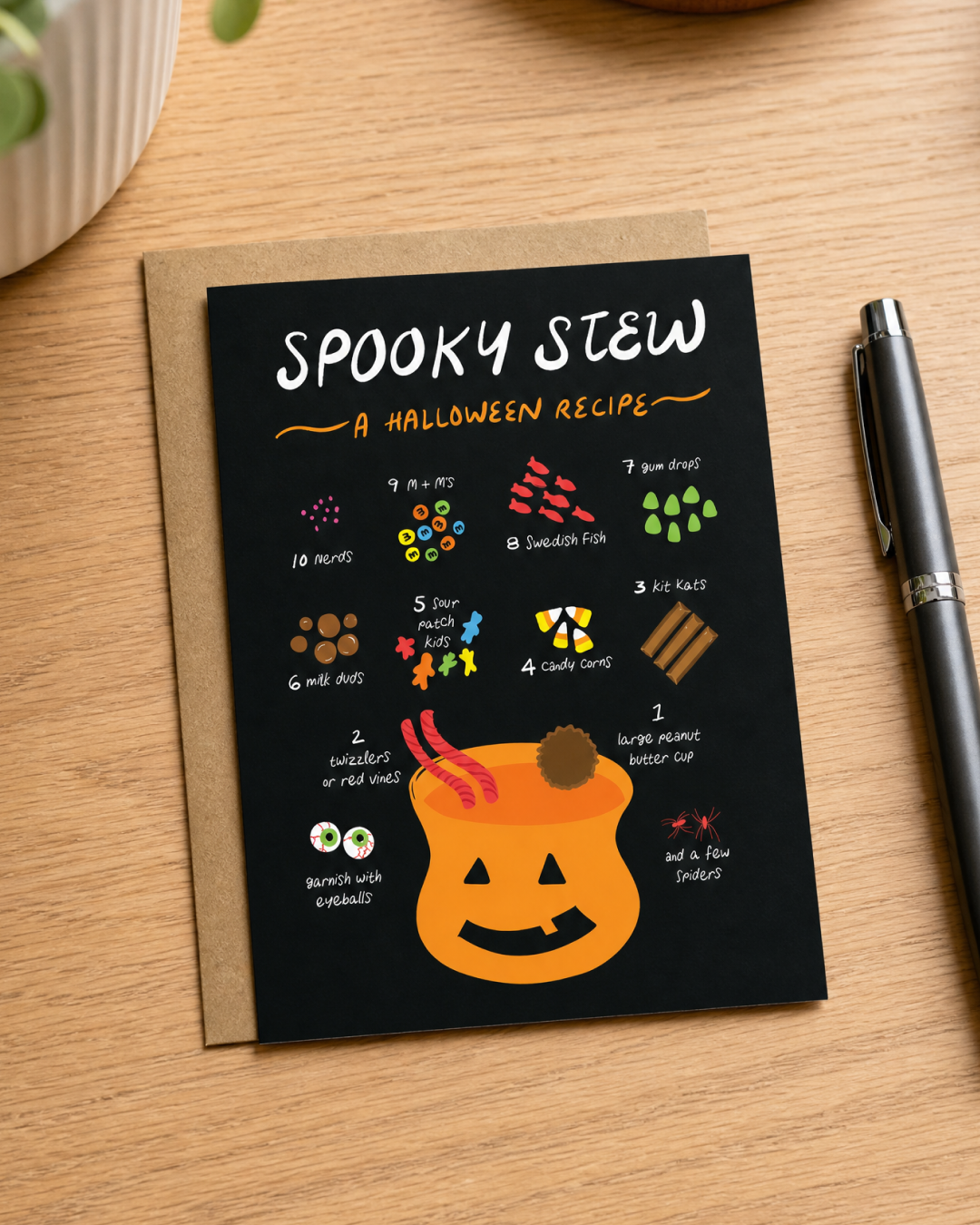 Halloween Spooky Stew Greeting Card