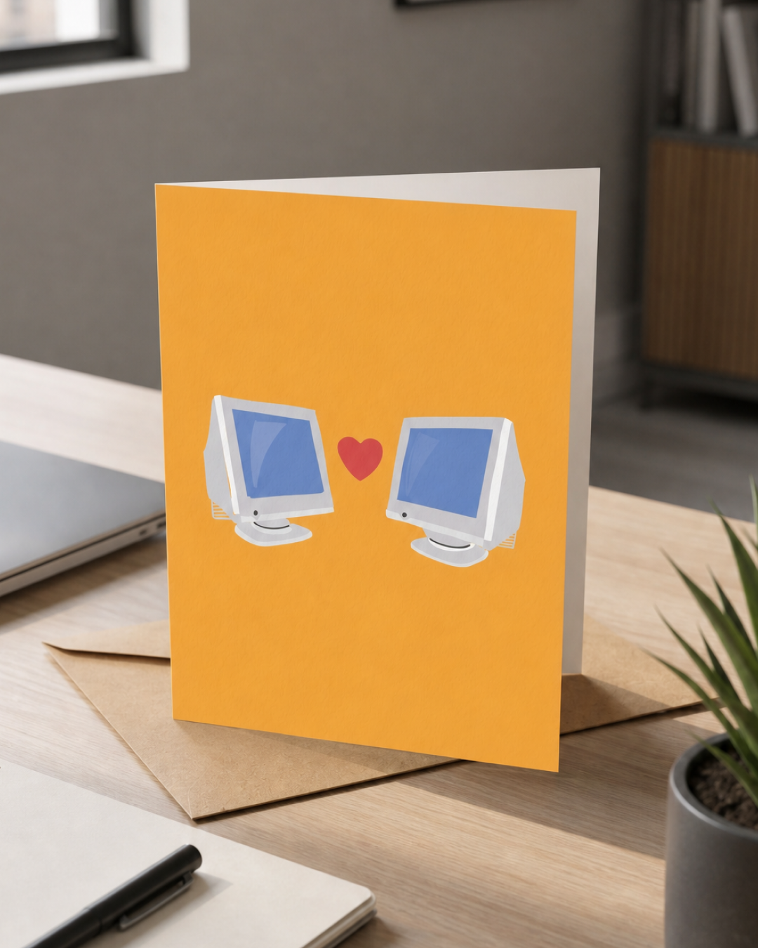Modern Love Valentine's Day Card | Love Card | Techy Card