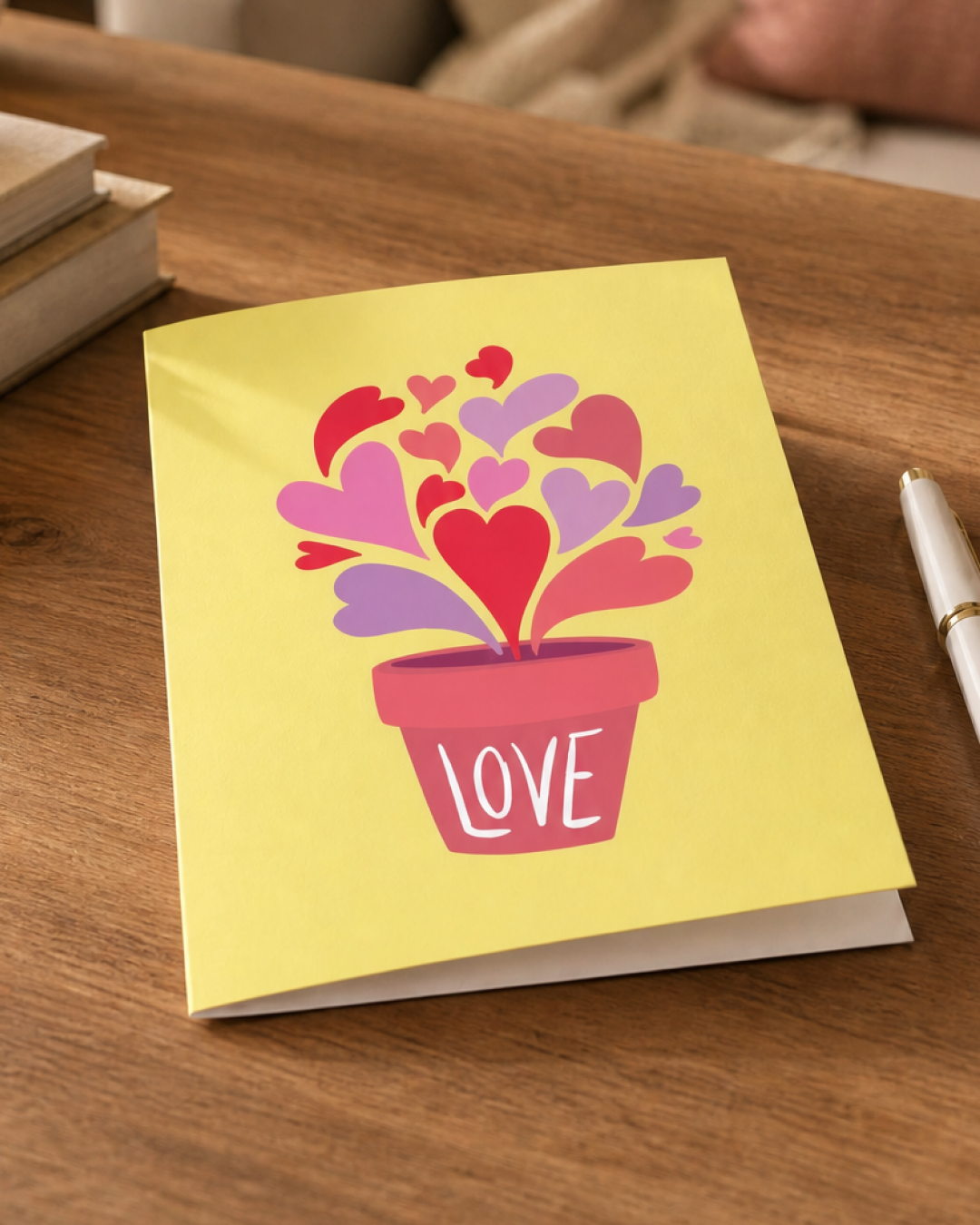 Love Grows Valentine's Day Greeting Card | Love Card