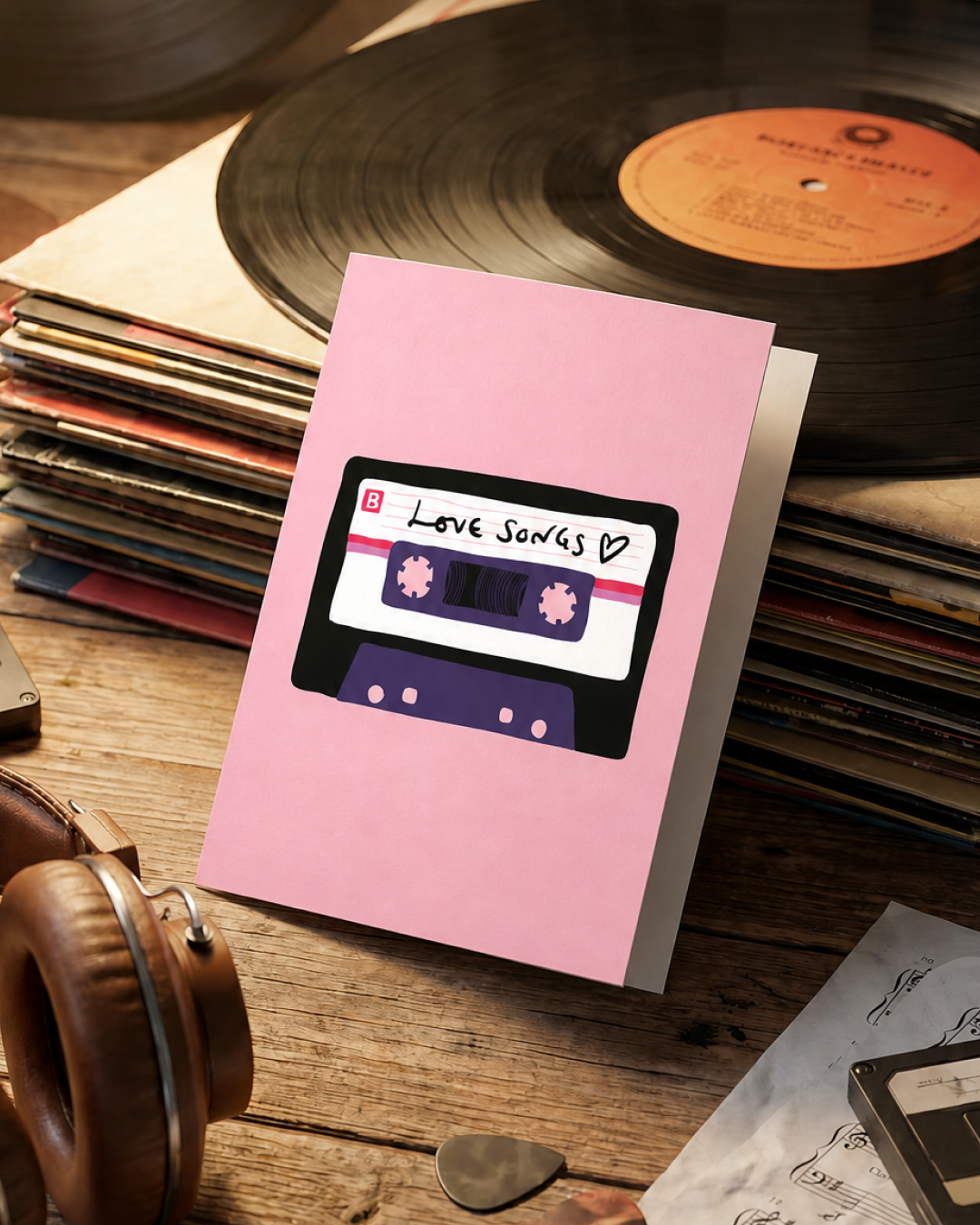 Mixtape Love Songs Valentine’s Day Card