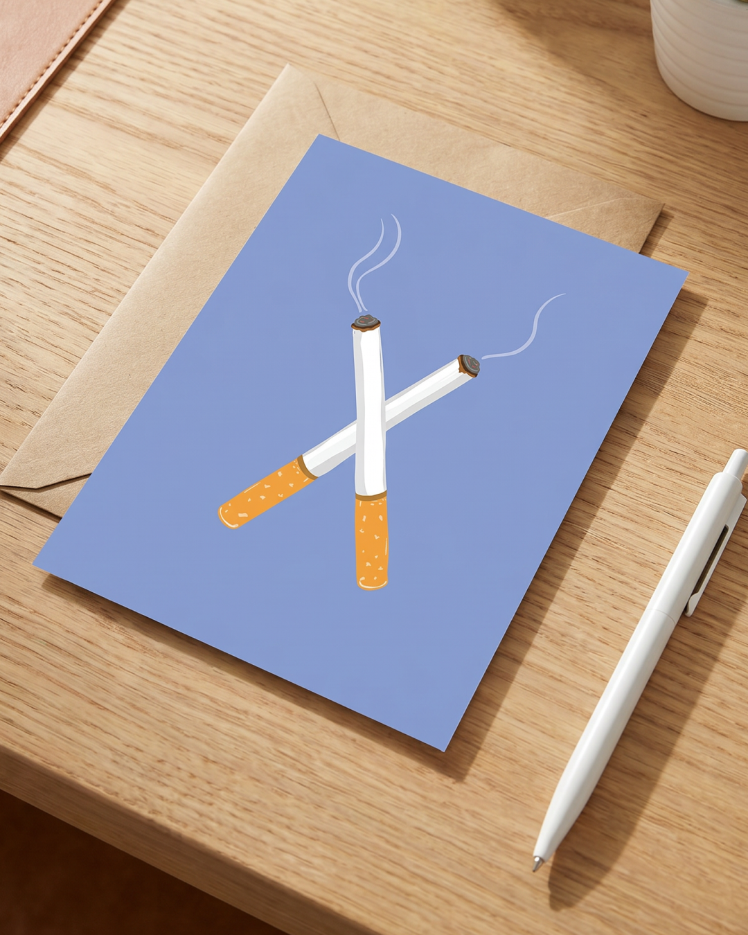 The Aprés Ciggys Card