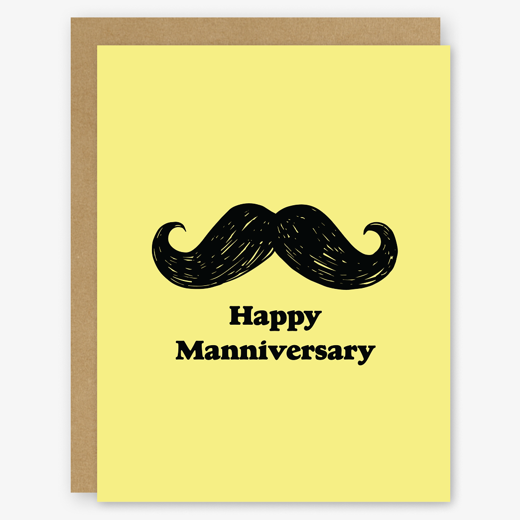 Happy Manniversary Card