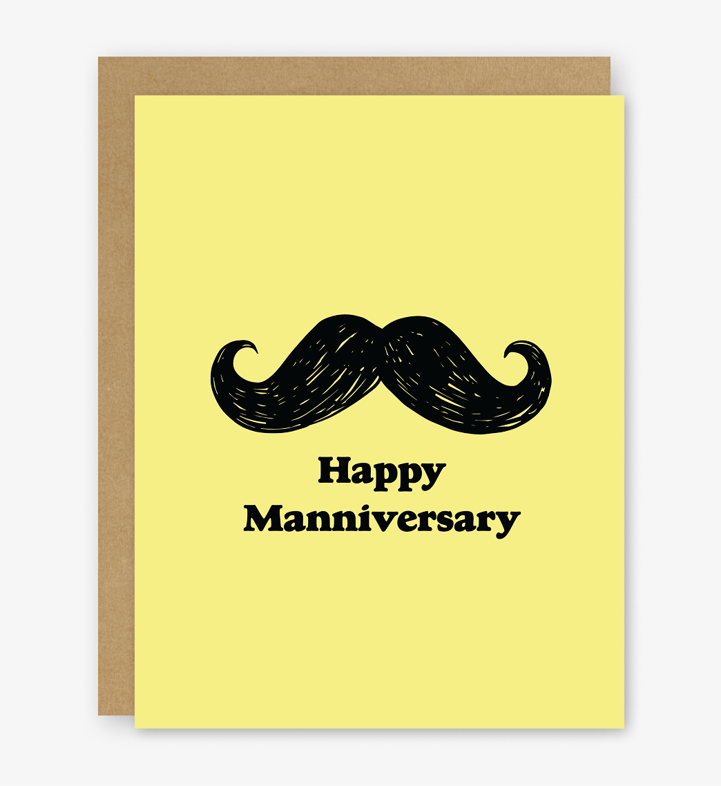 Happy Manniversary Card