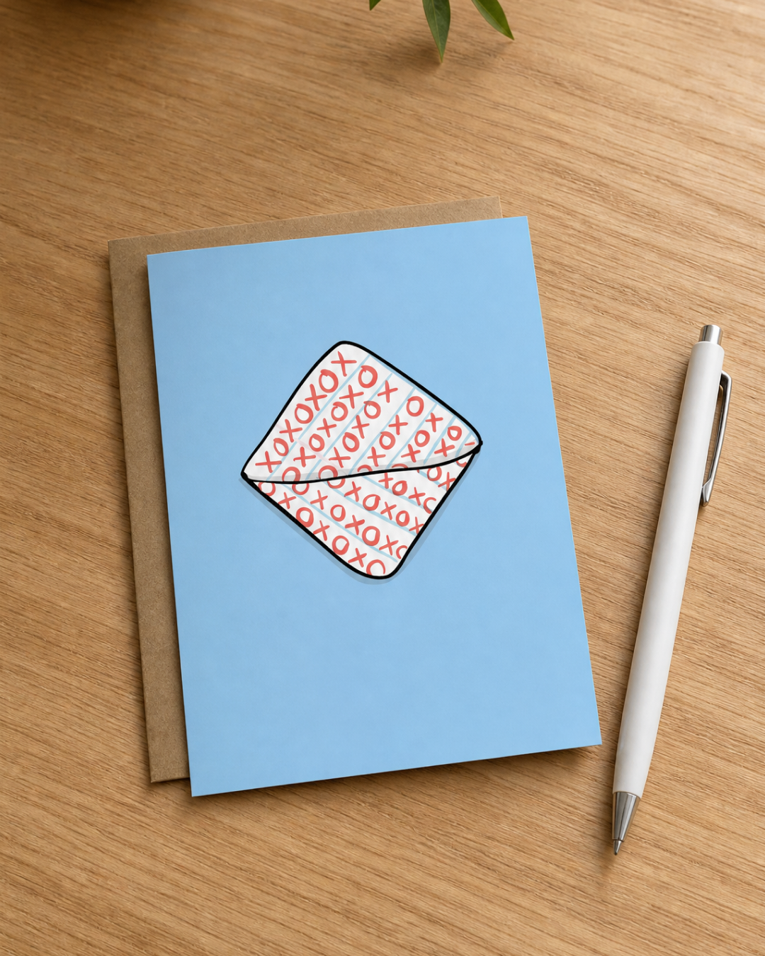 XOXO Passed Note Card
