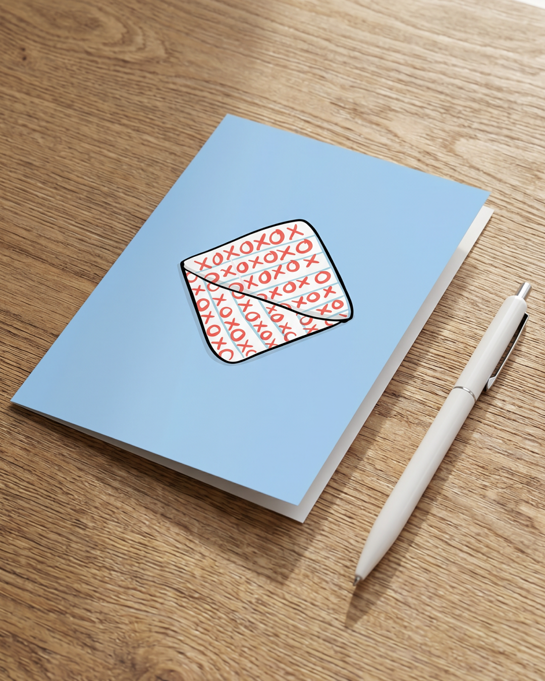 XOXO Passed Note Card