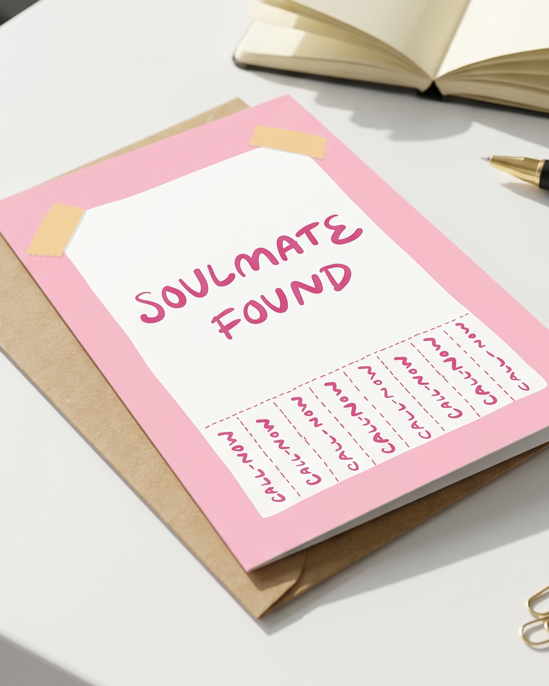 Soulmate Found Street Flyer Greeting Card