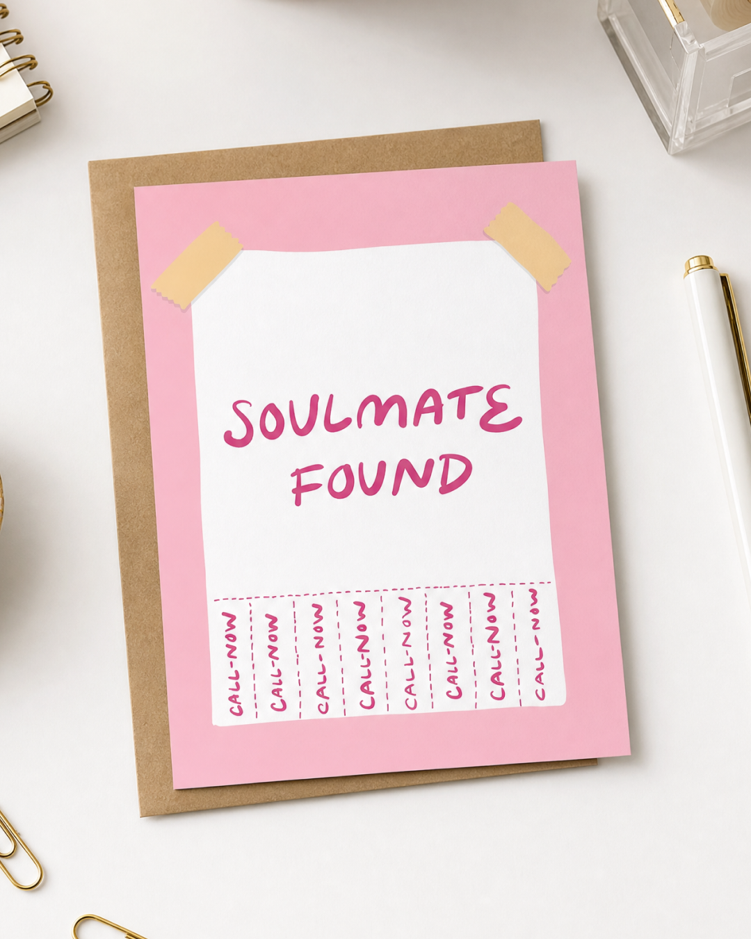 Soulmate Found Street Flyer Greeting Card