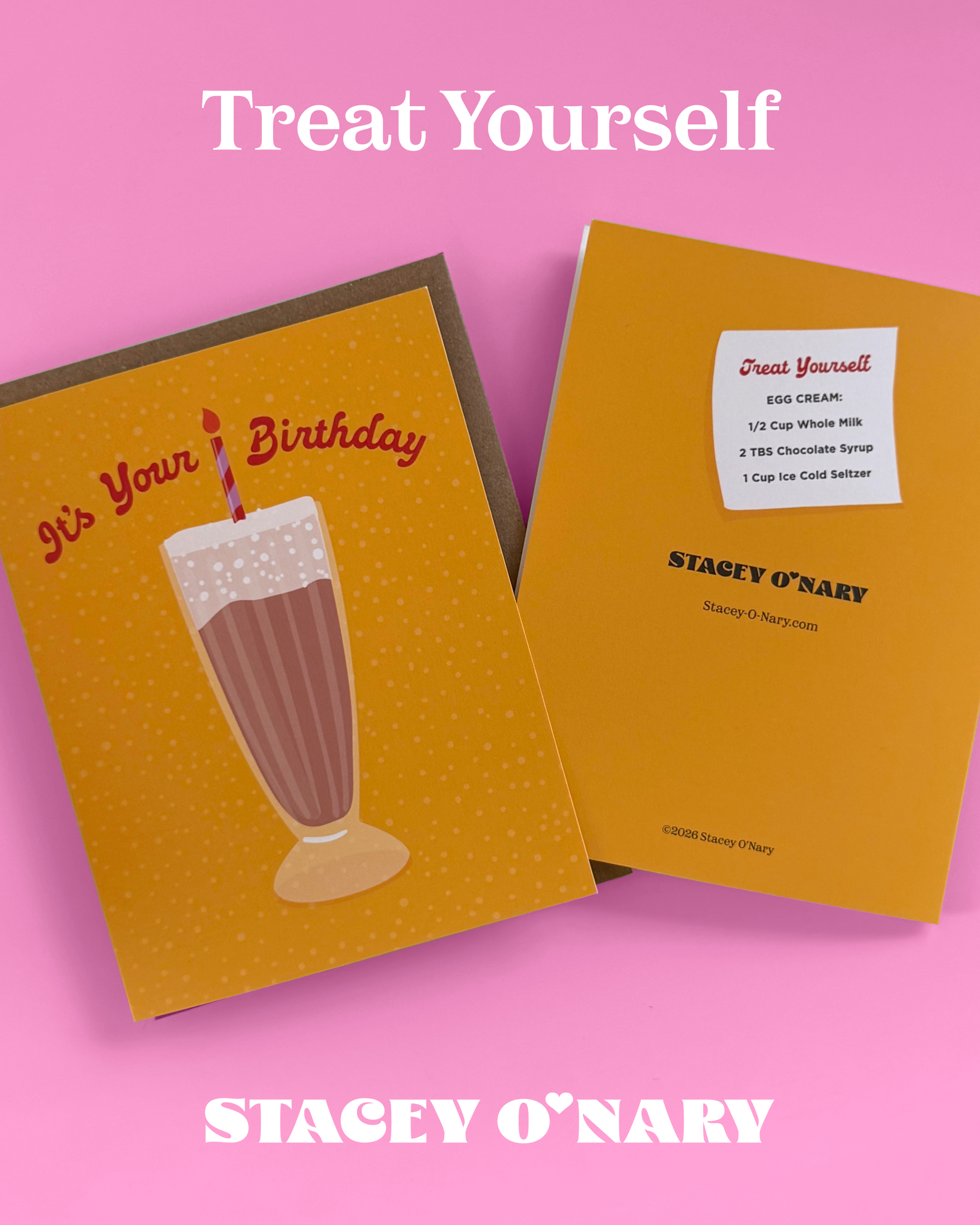It’s Your Birthday Egg Cream Card | Birthday Card