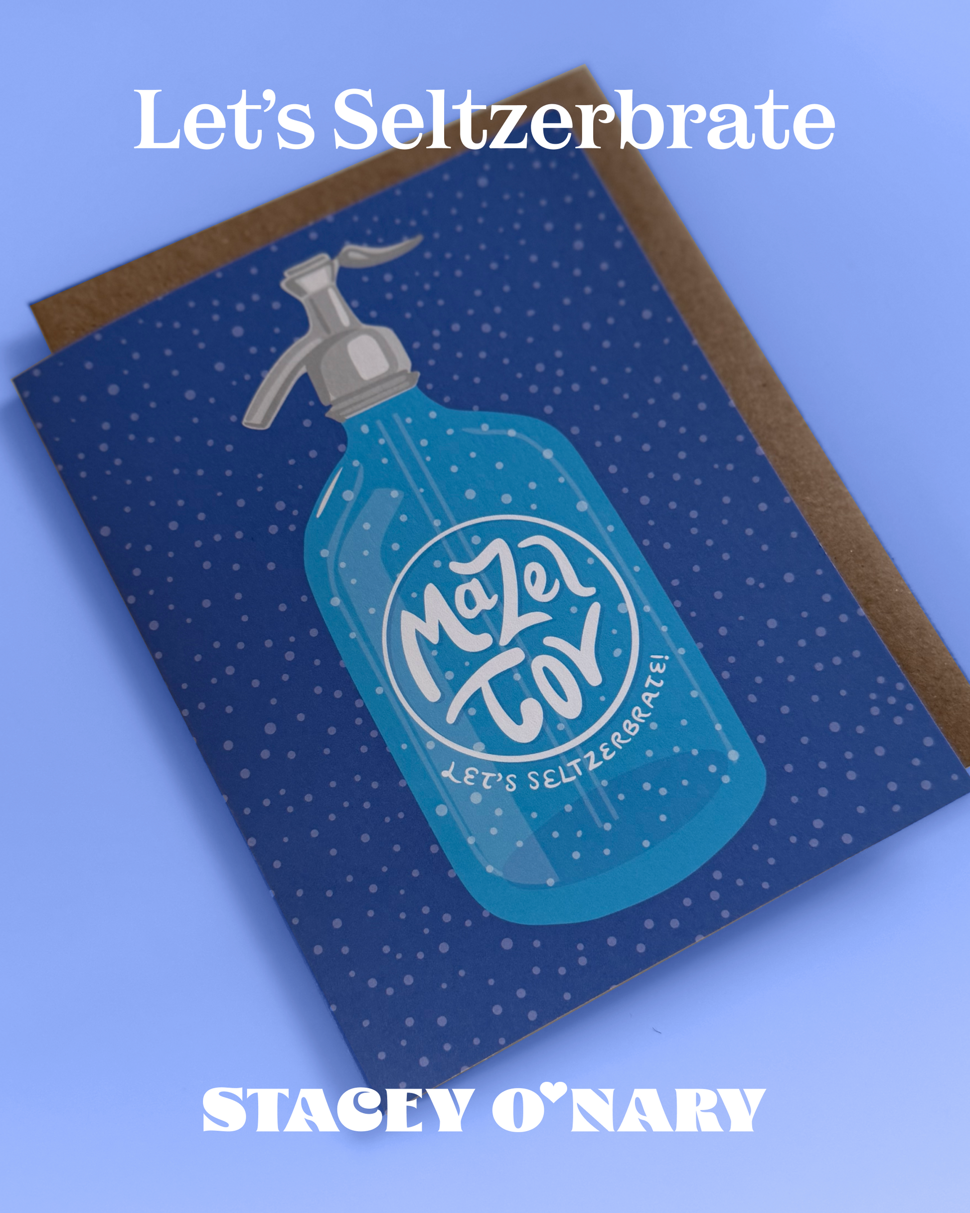 Mazel Tov Seltzerbrate Card