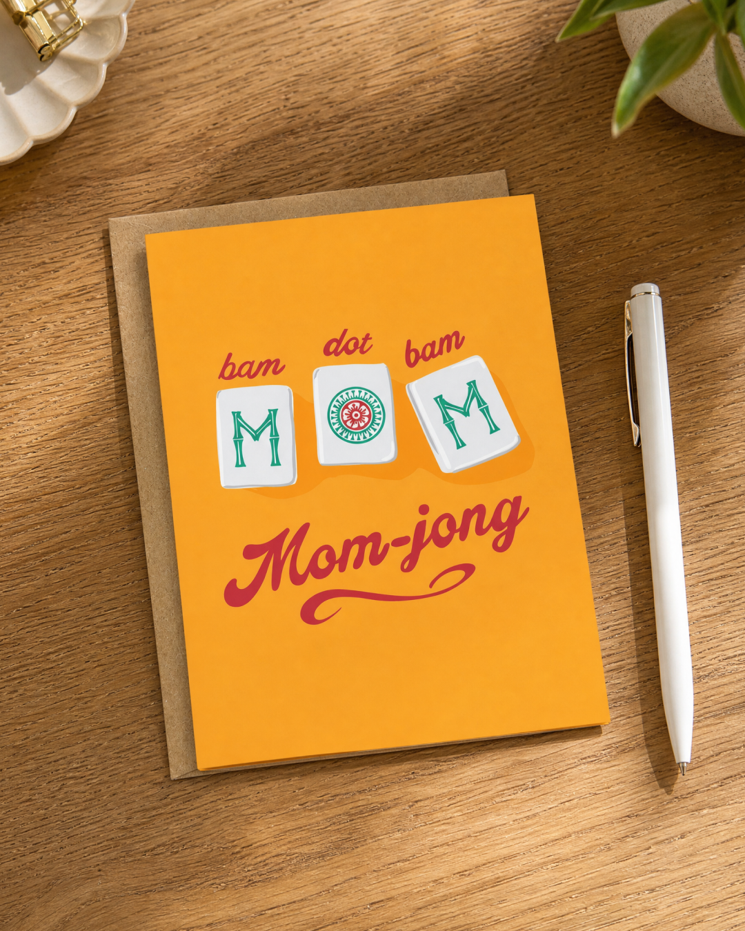MOM-Jong Mother’s Day Mahjong Card