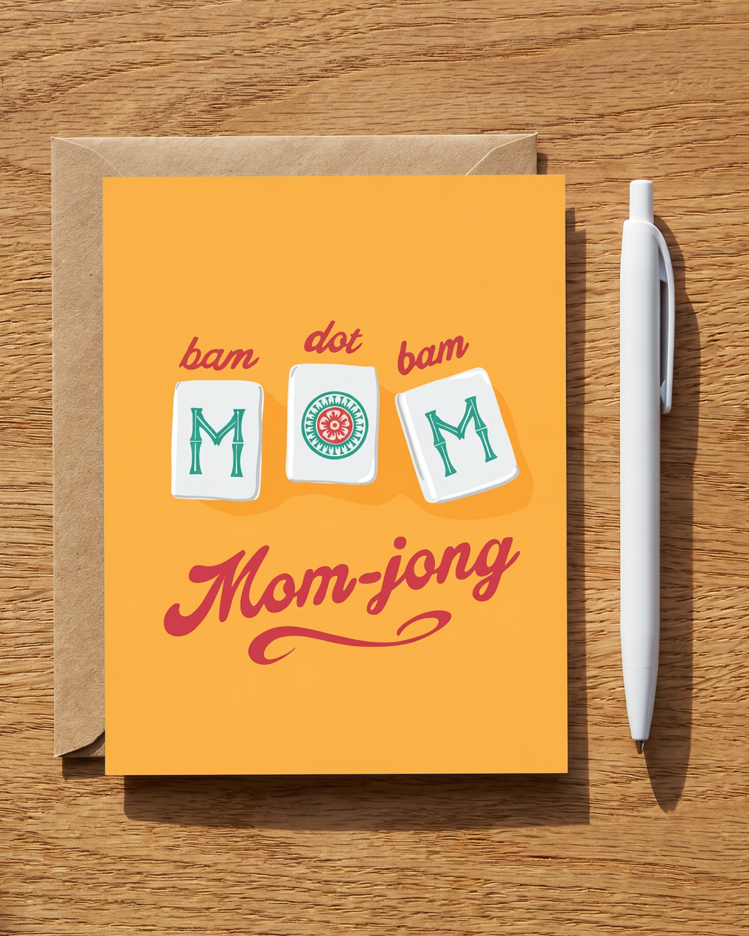 MOM-Jong Mother’s Day Mahjong Card
