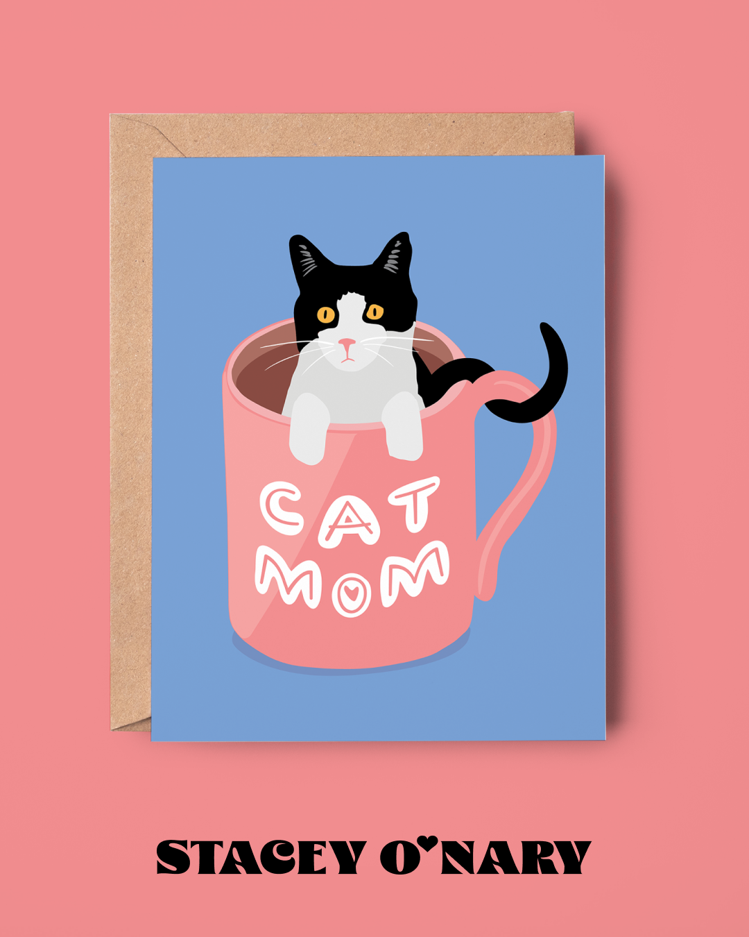 Cat Mom Mother’s Day Card