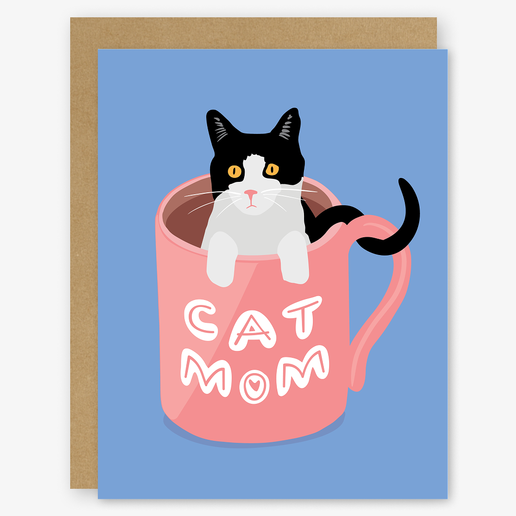 Cat Mom Mother’s Day Card