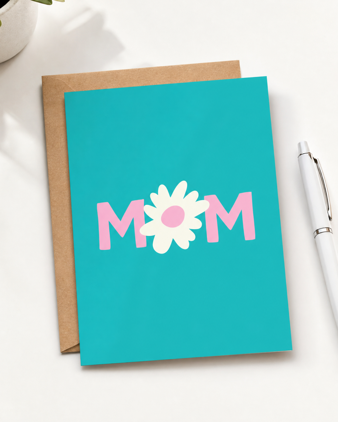 Flower Mom Card