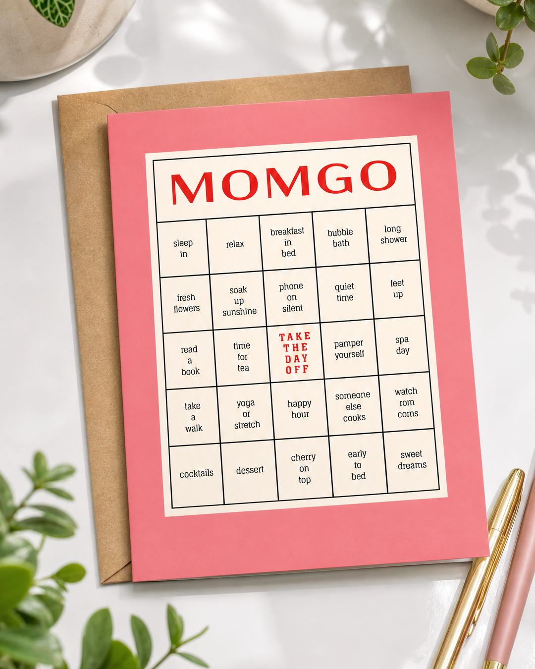 Mother’s Day Bingo Card