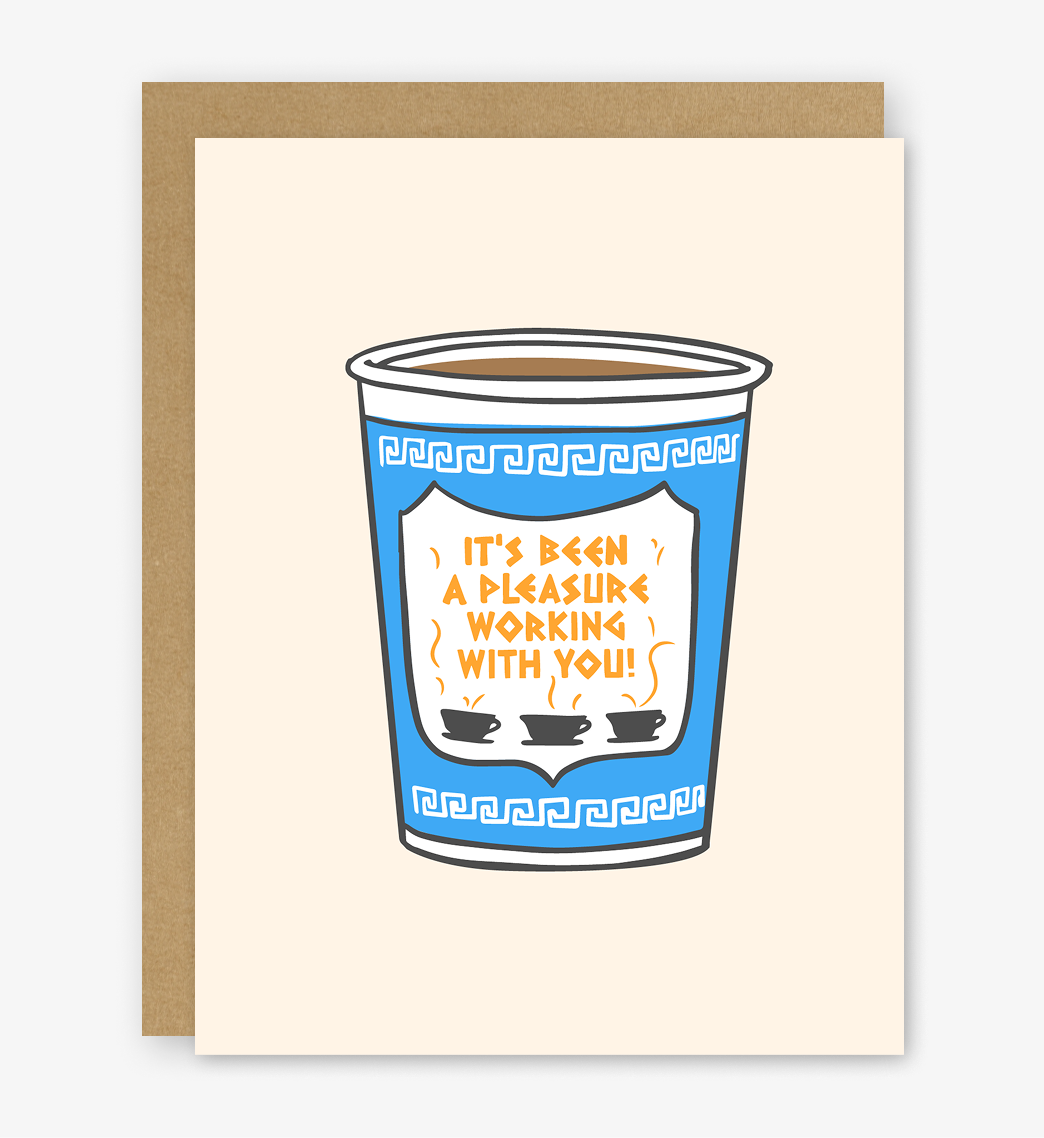 Pleasure Working With You Card