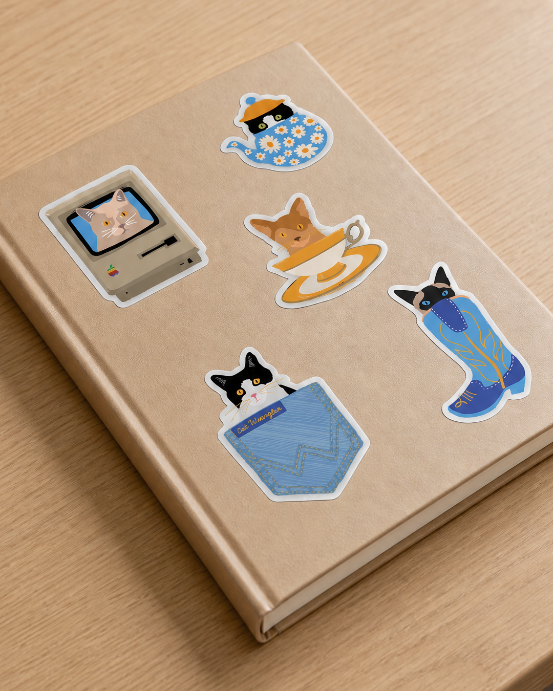 Cats in Things Sticker Sheet