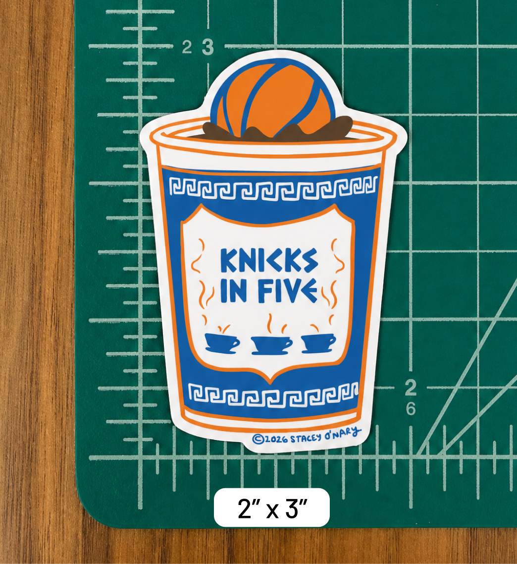 Knicks in Five Sticker