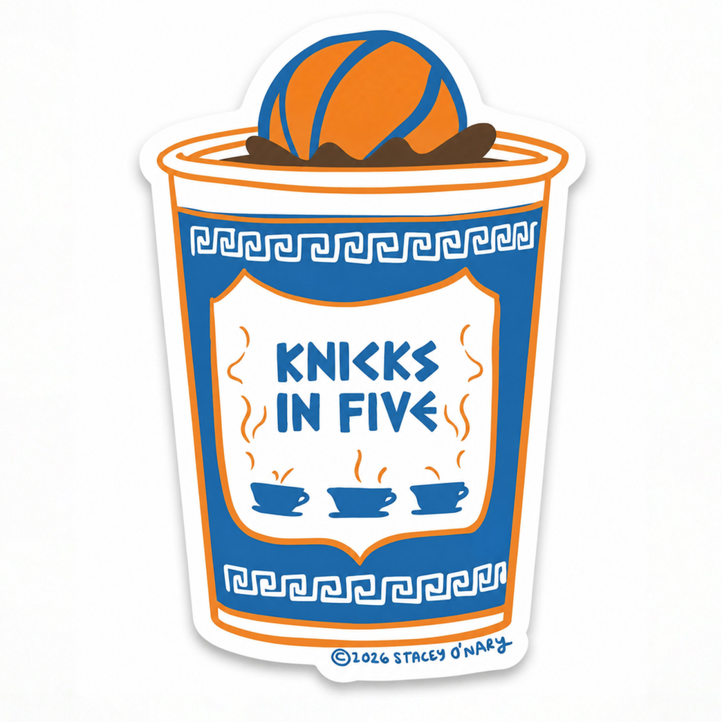 Knicks in Five Sticker