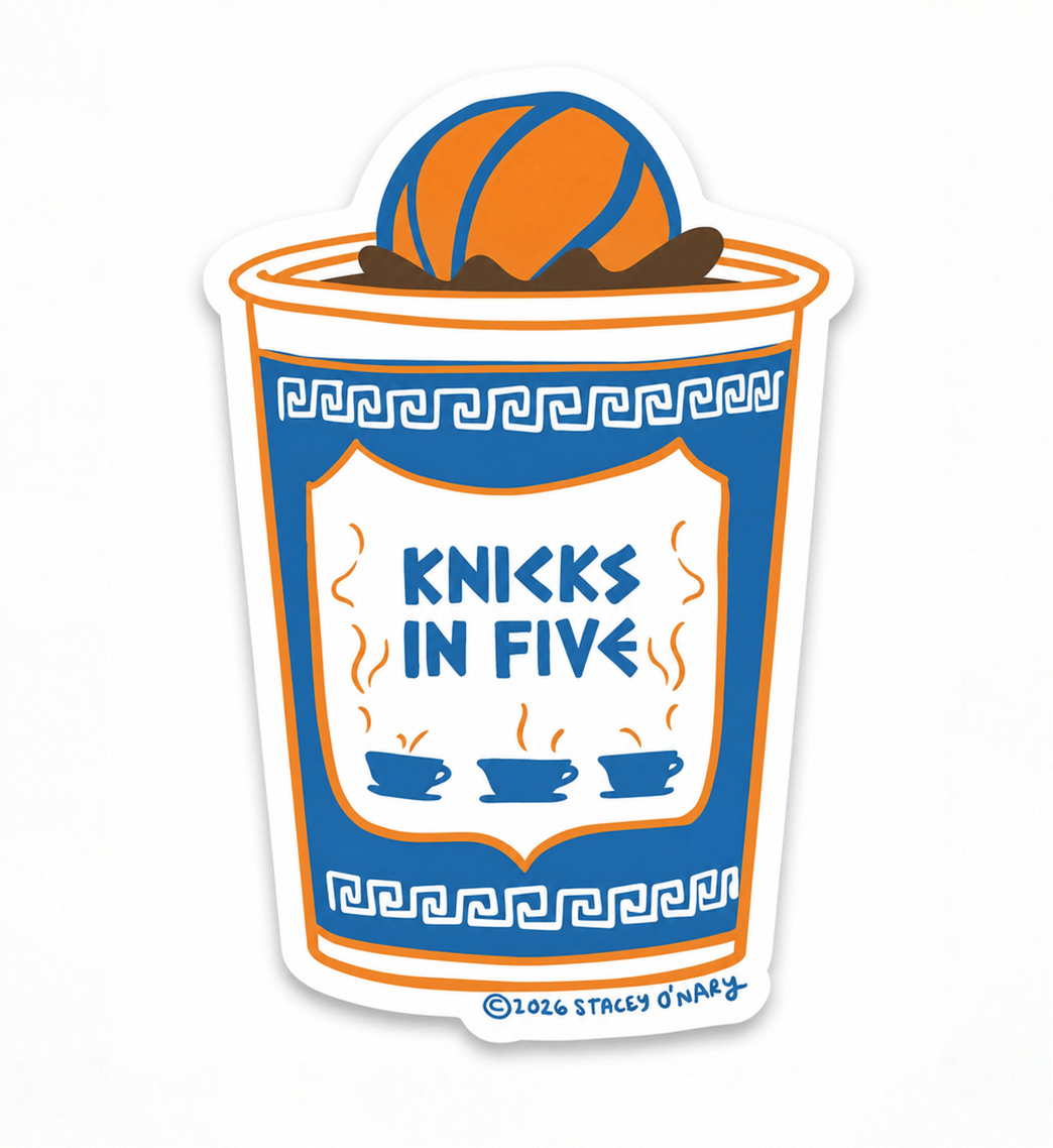 Knicks in Five Sticker