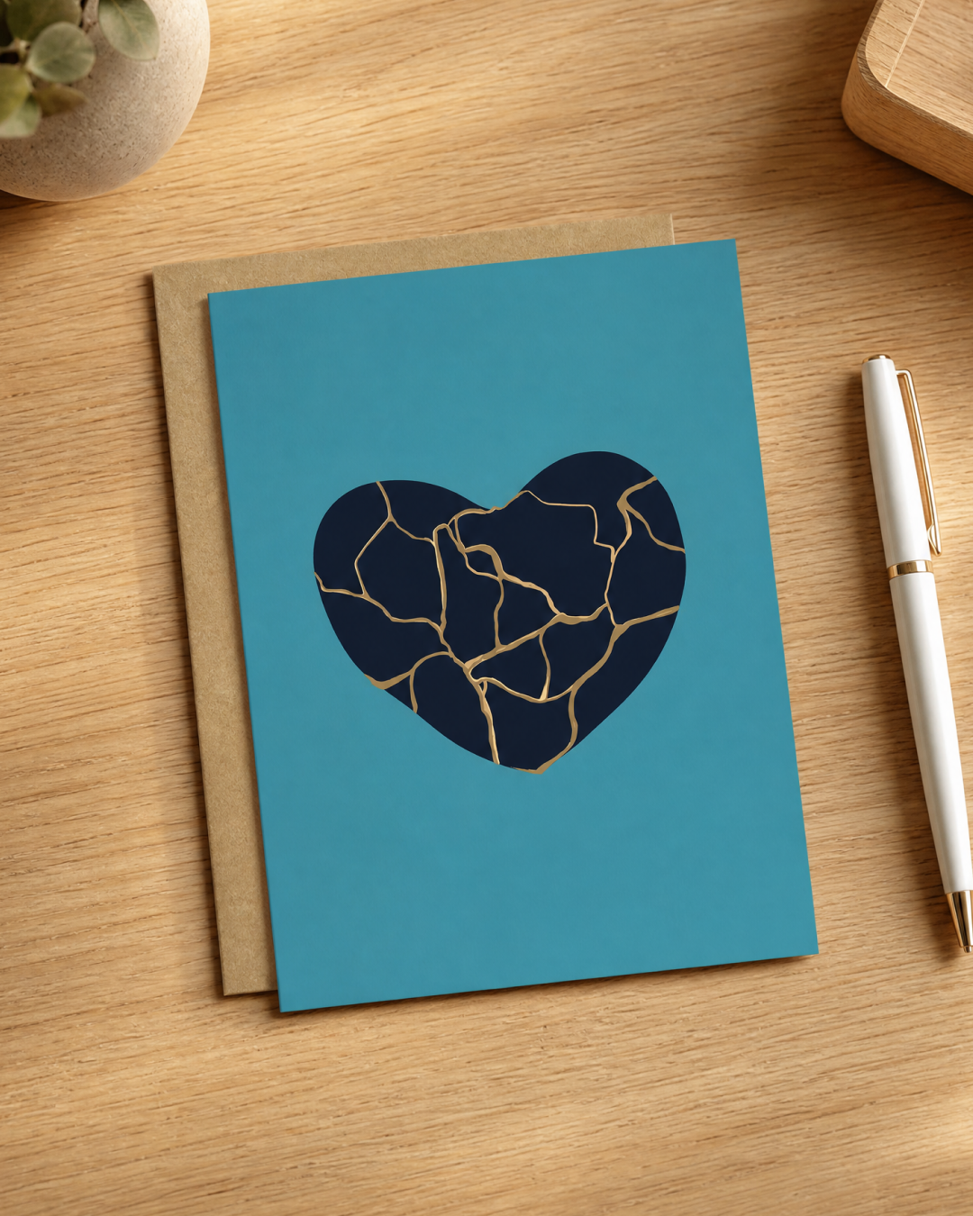 Kintsugi My Heart Card