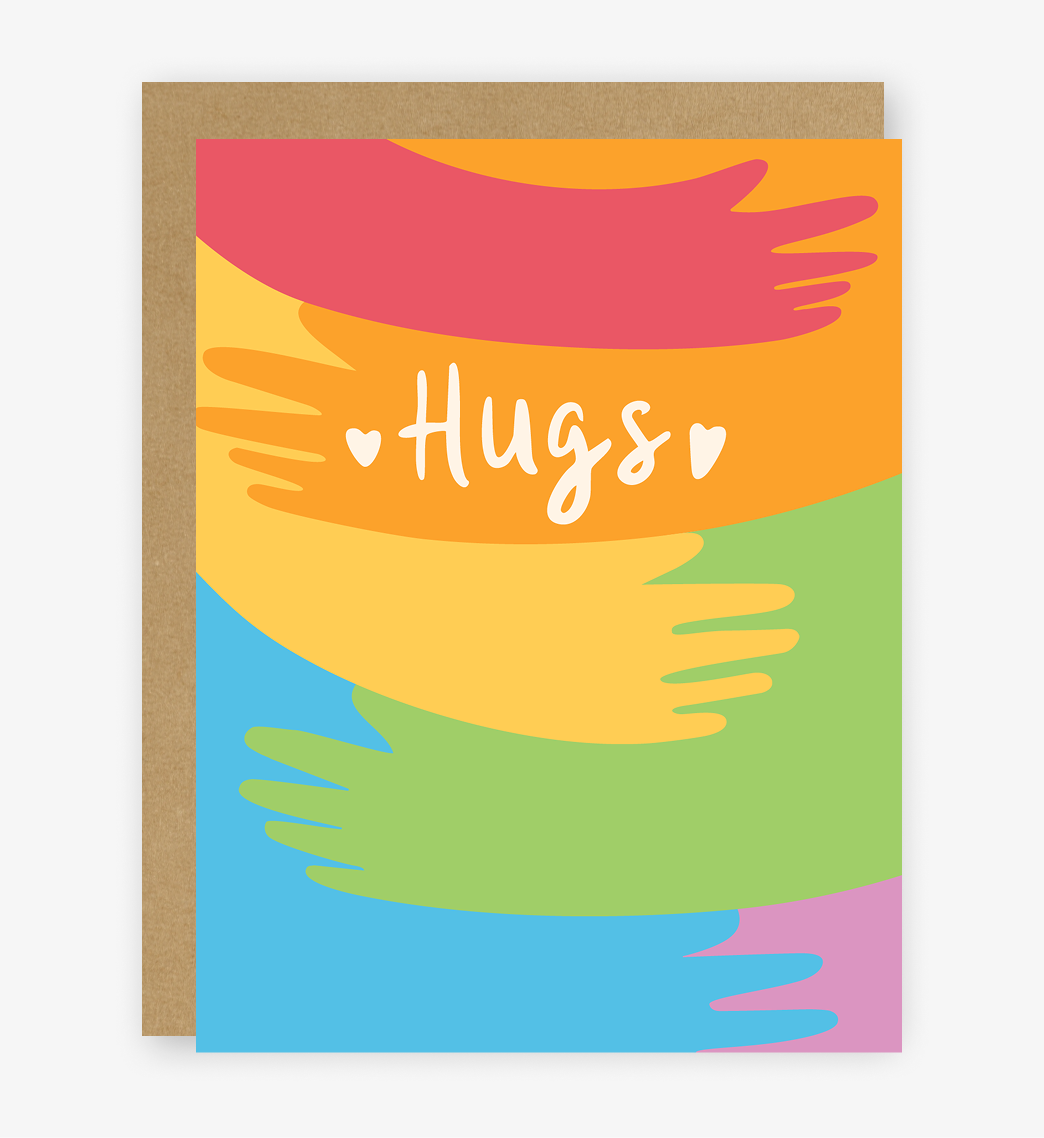 Sending Rainbow Hugs Card