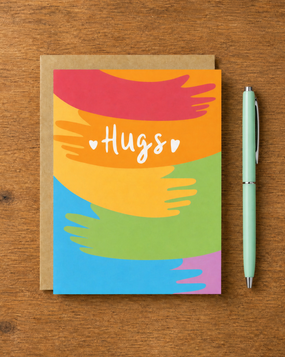 Sending Rainbow Hugs Card