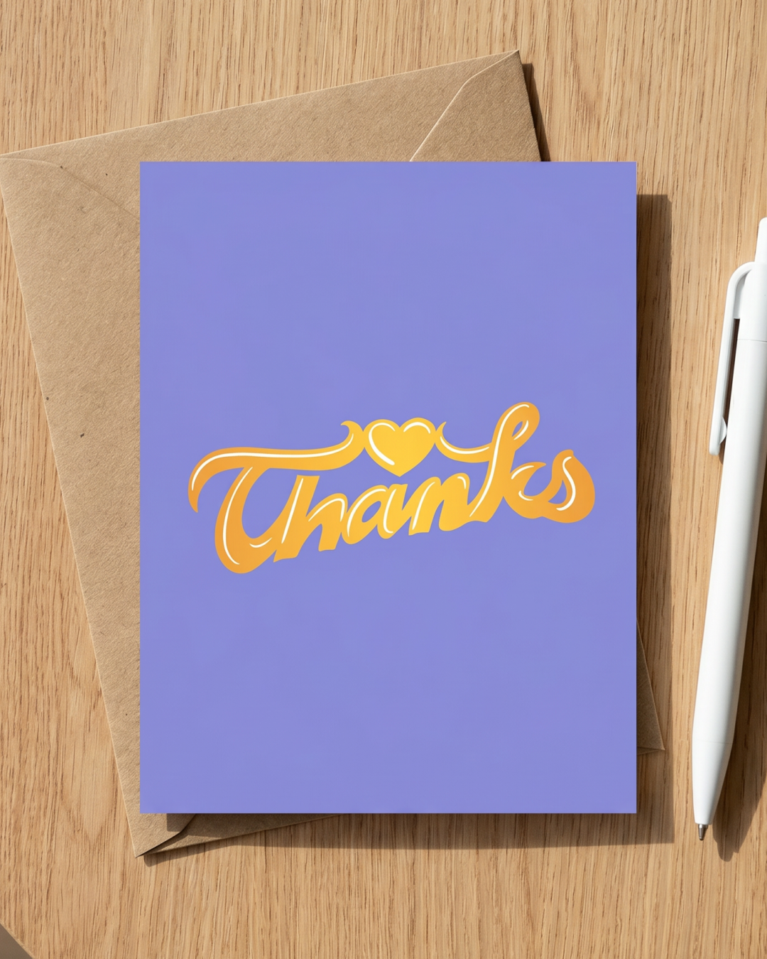 Thanks Nameplate Card