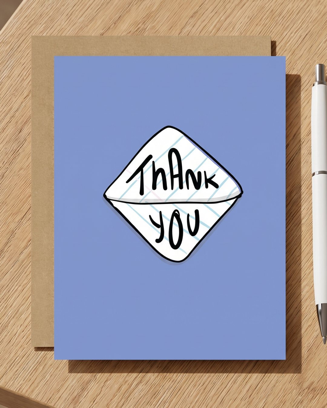 Thank You Passed Note Card