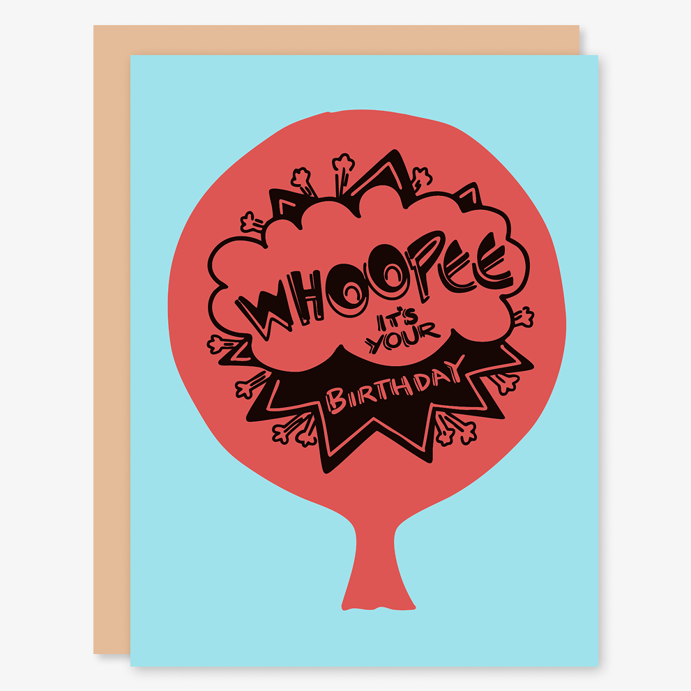Whoopee Birthday Card
