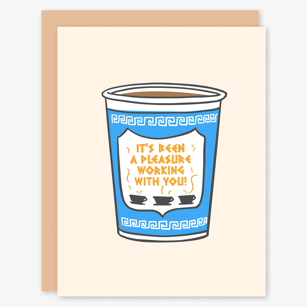 Pleasure Working With You Card