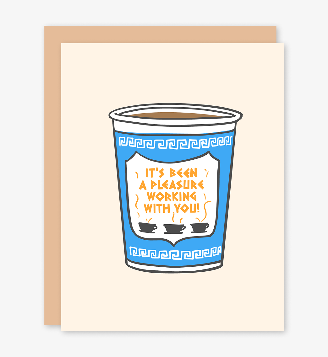 Pleasure Working With You Card
