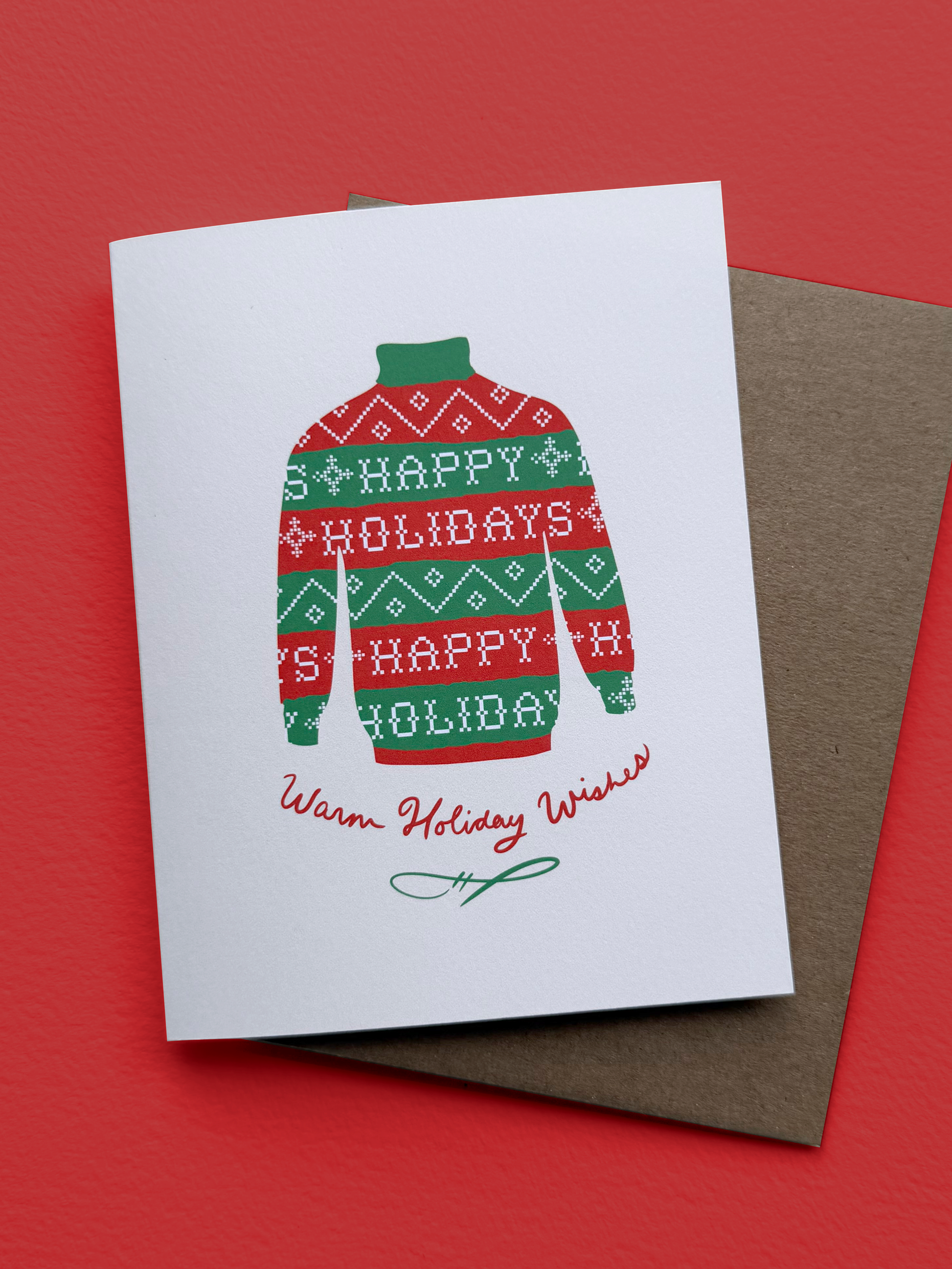 Holiday Sweater Card