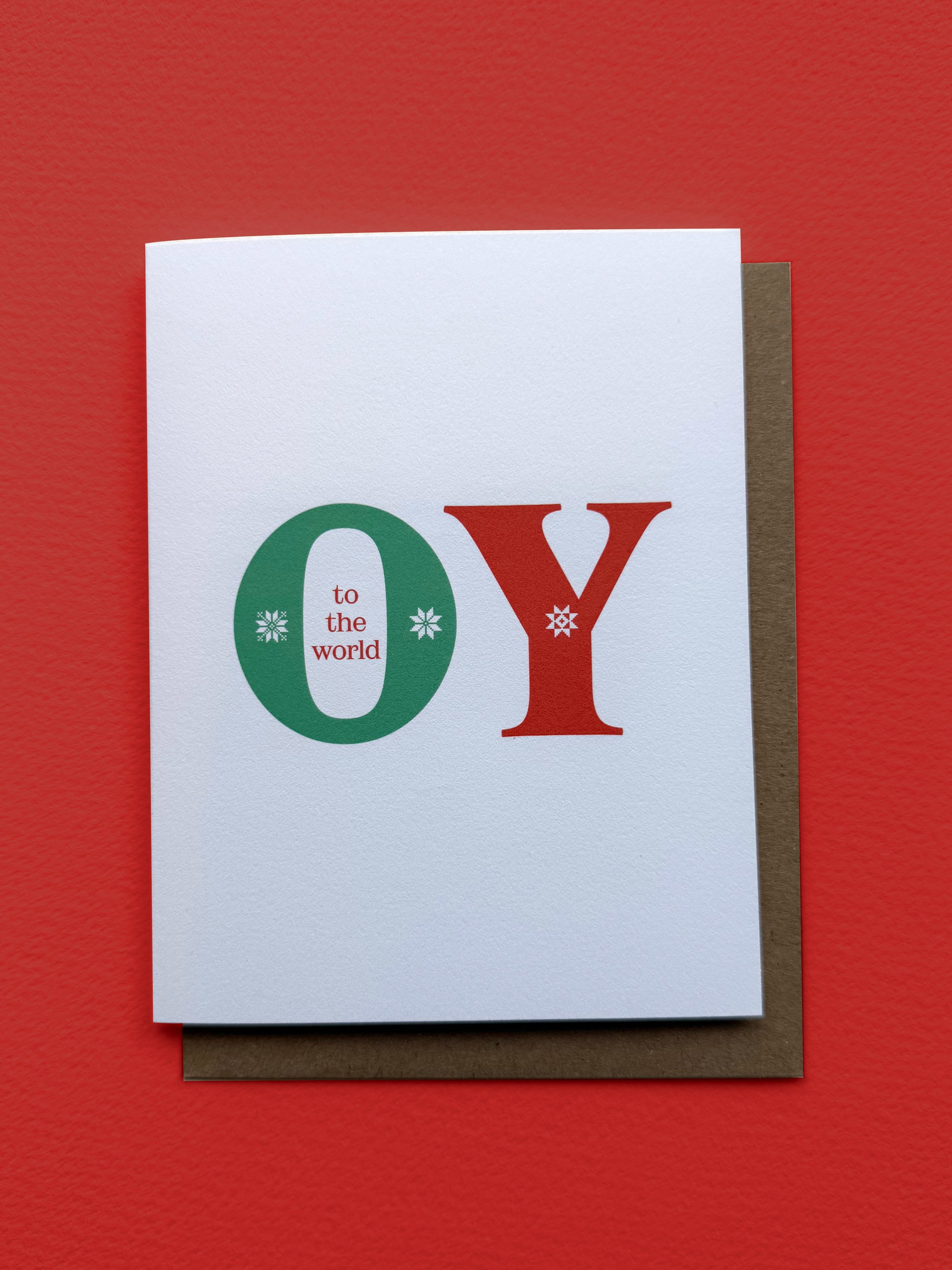 Oy To The World Holiday Card