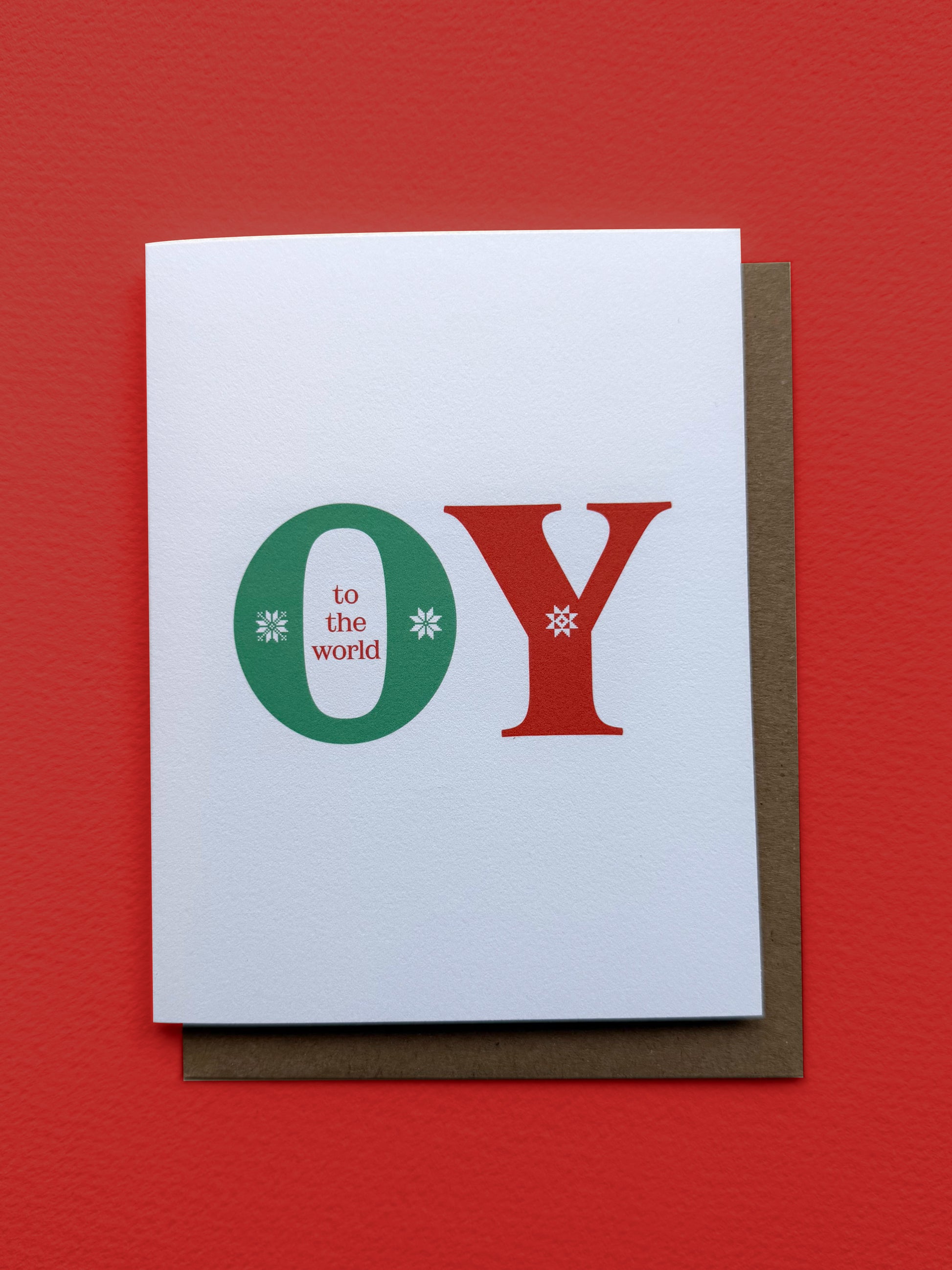 Oy To The World Holiday Card