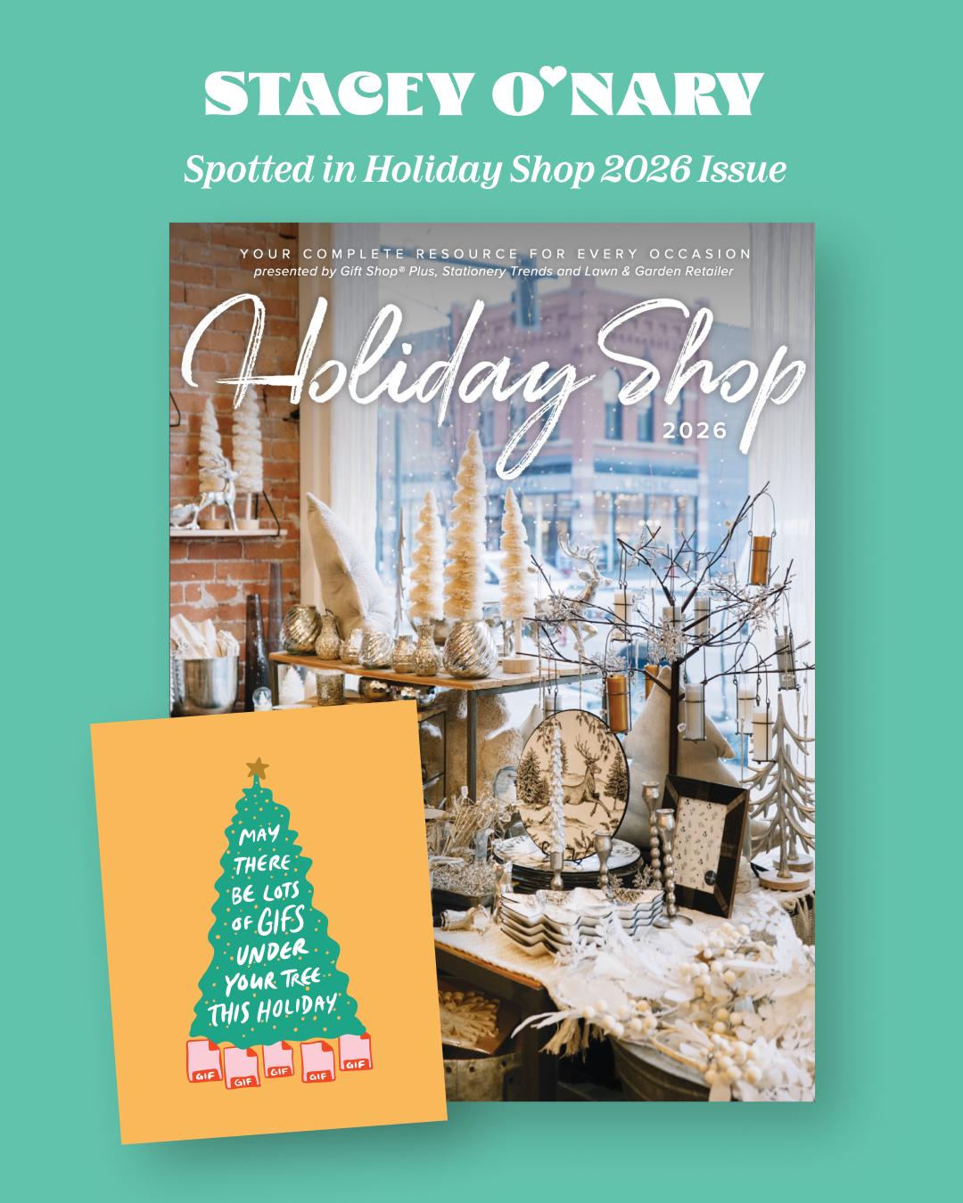 Holiday GIFS Card (Yellow)