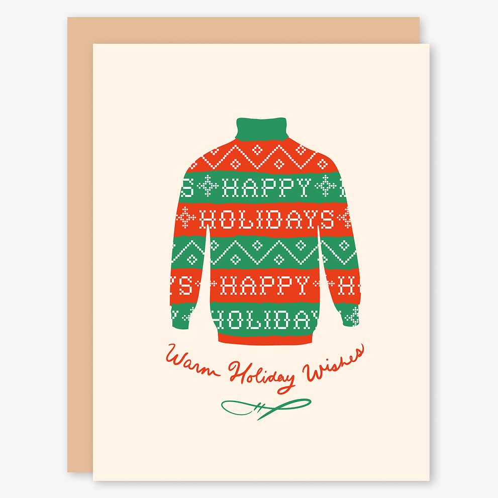 Holiday Sweater Card