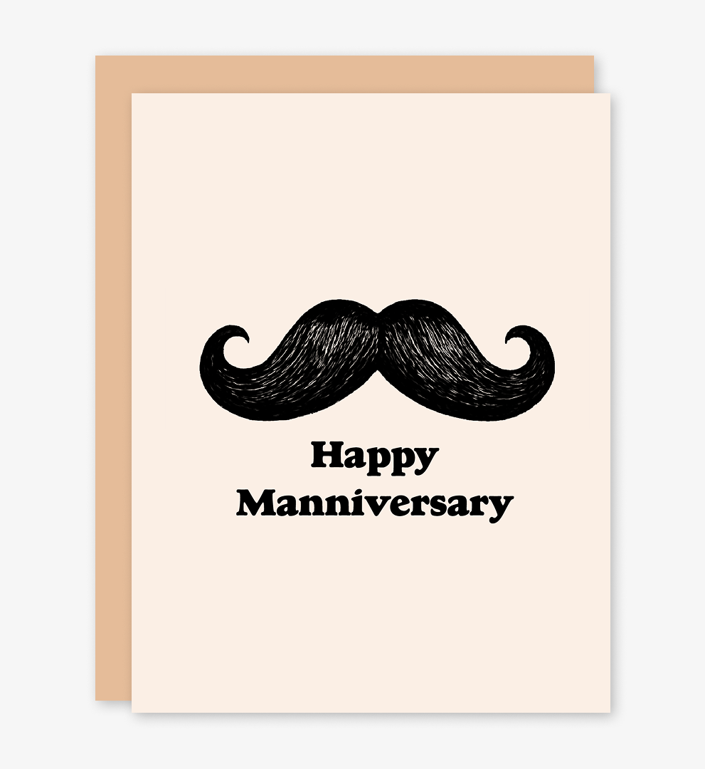 Happy Manniversary Card