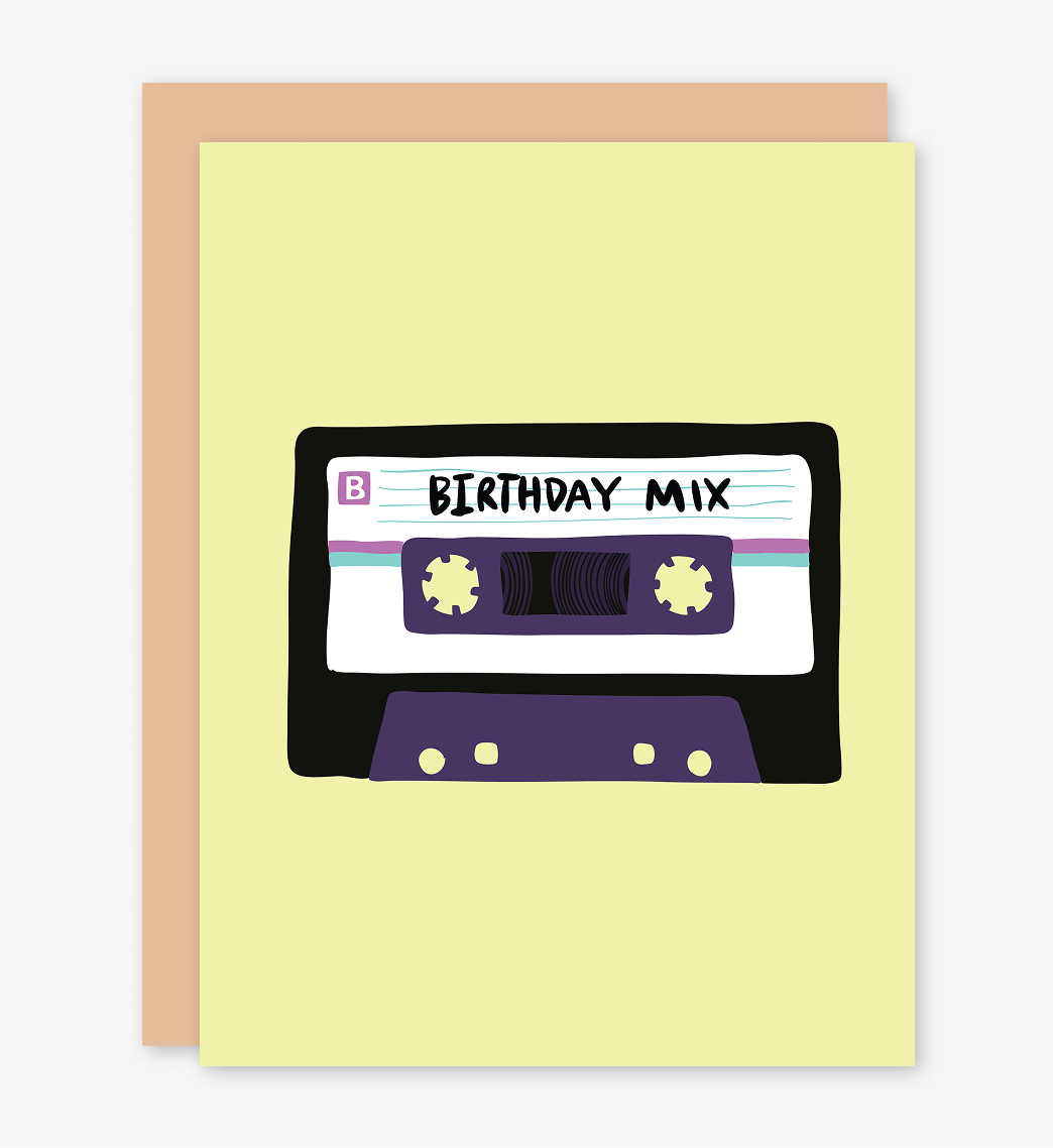 Mixtape Birthday Card