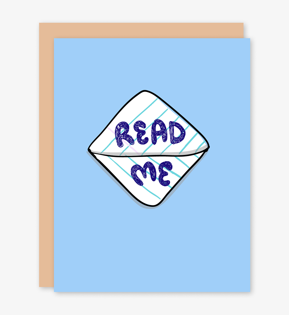 Read Me Note Card