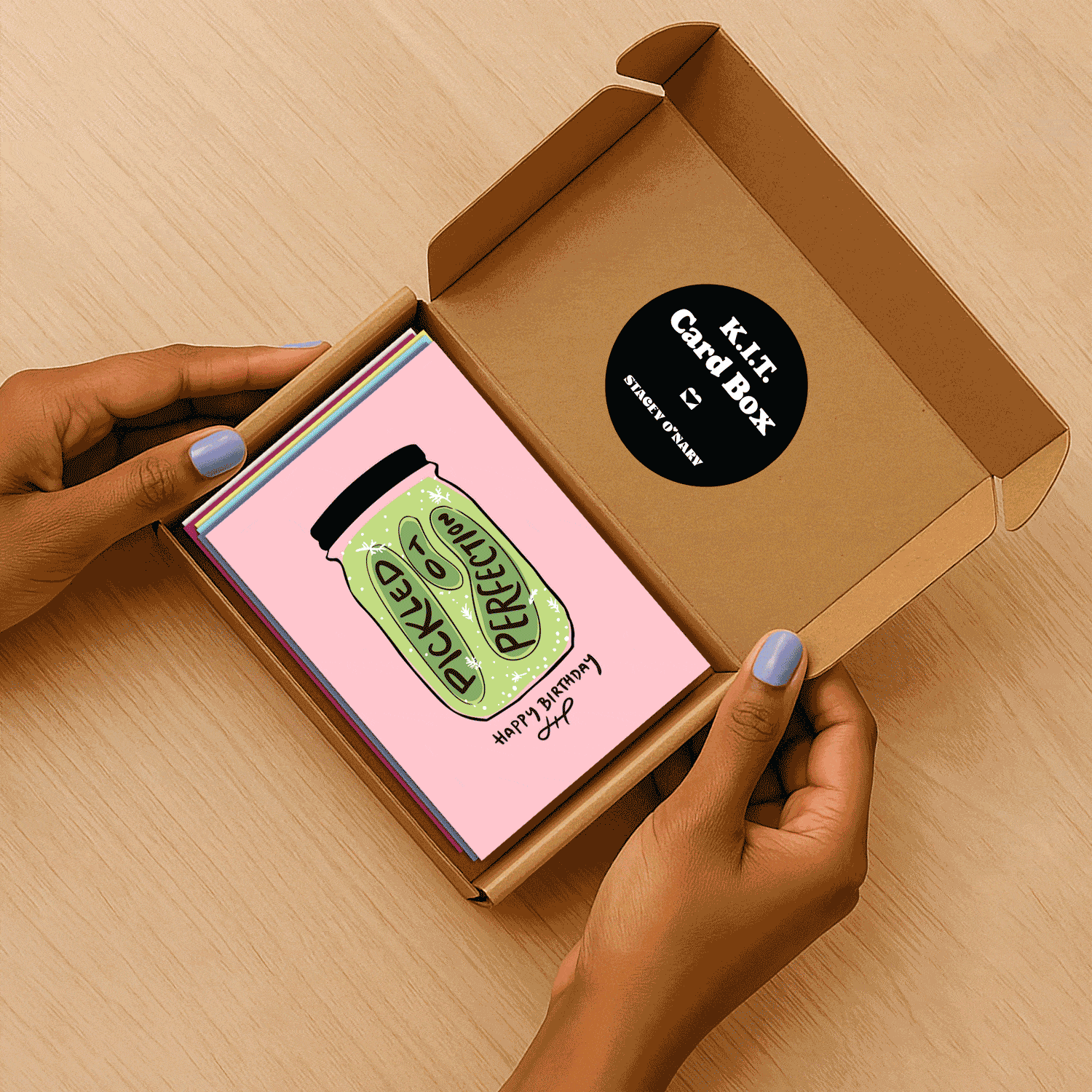 Keep In Touch Card Box (Every 3 months)