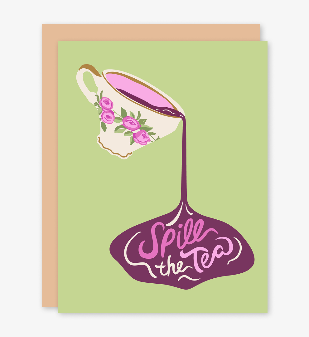 Spill the Tea Card