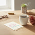 Stacey O'Nary I Miss Your Mug greeting card with hand-drawn illustration and lettering on heavyweight cardstock.