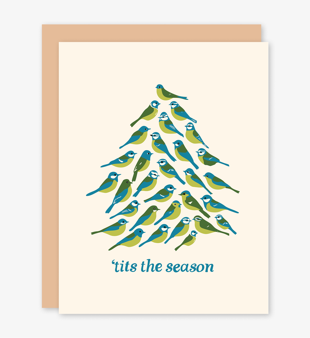 Tits The Season Holiday Card